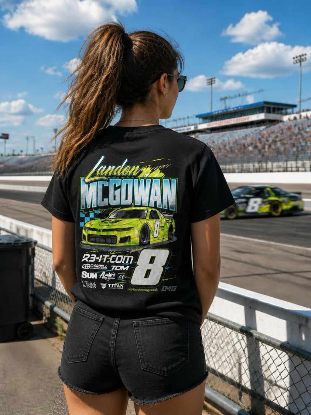 No. 8 Yellow Wrap Tee